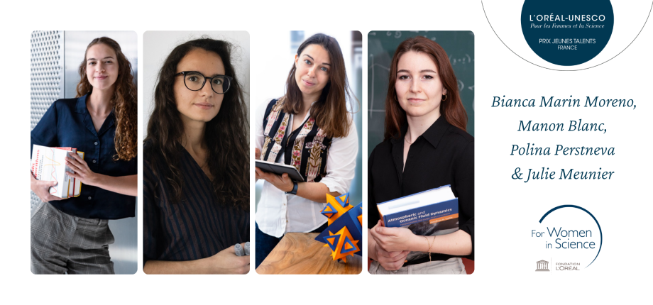 Quatre chercheuses issues de l’Institut Polytechnique de Paris reçoivent le prix Jeunes Talents France L’Oréal-Unesco 2025